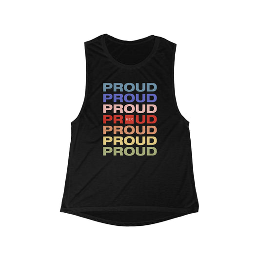 Proud Proud Proud - Tank Top in Black