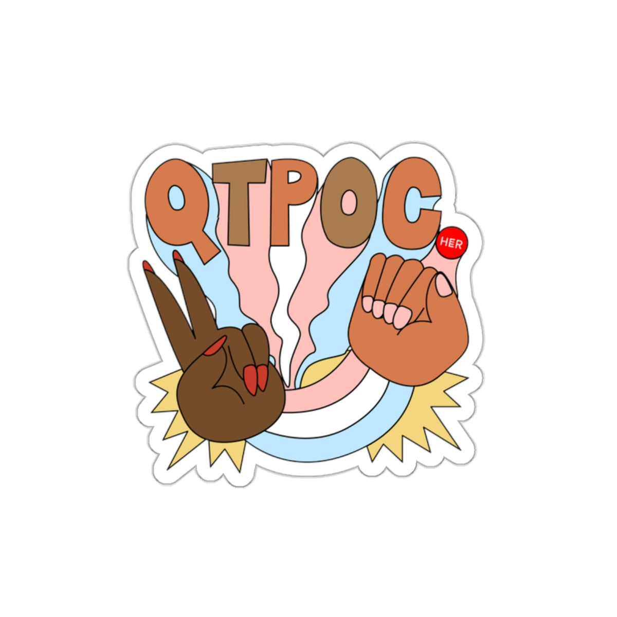 QTPOC - Die-Cut Stickers