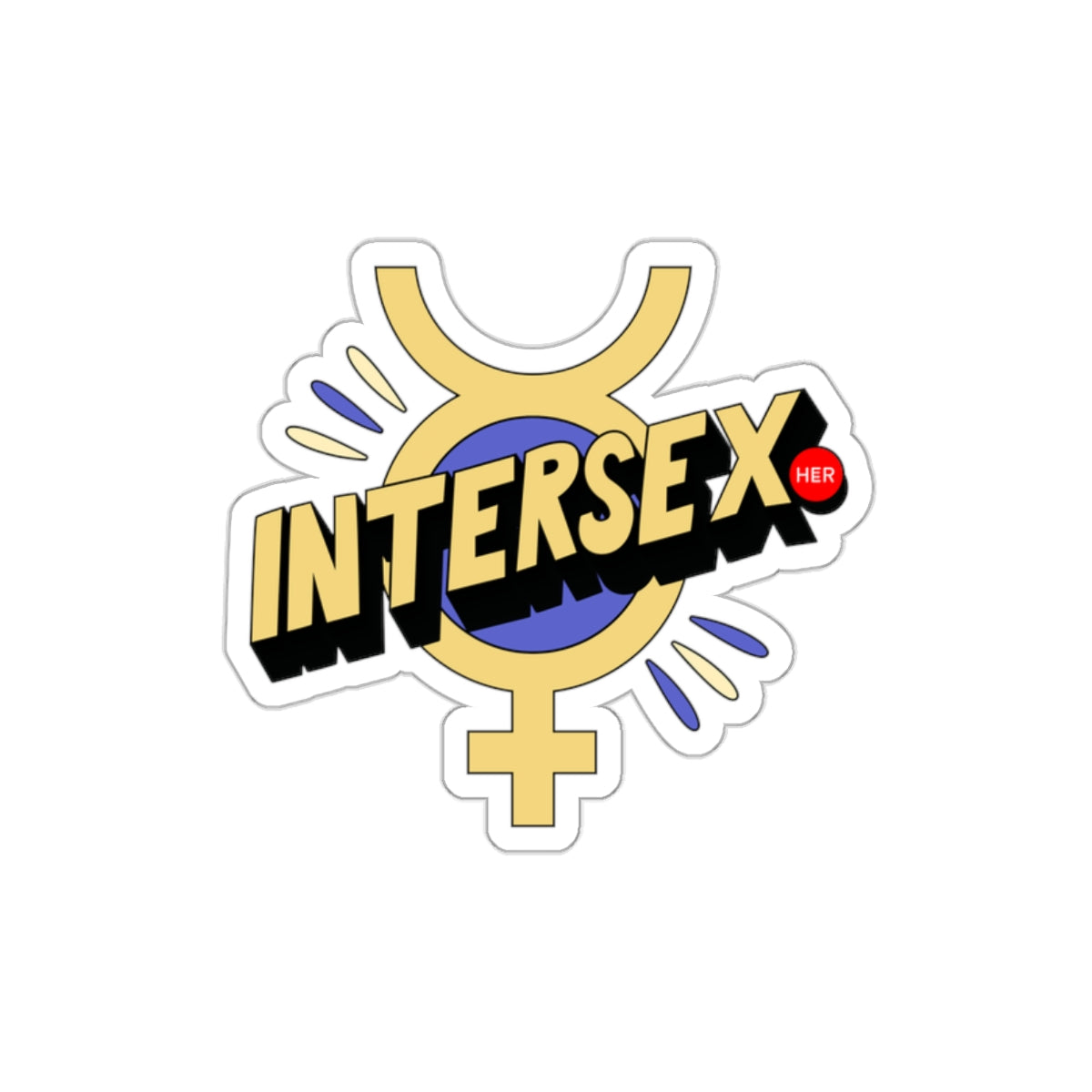 Intersex - Die-Cut Stickers