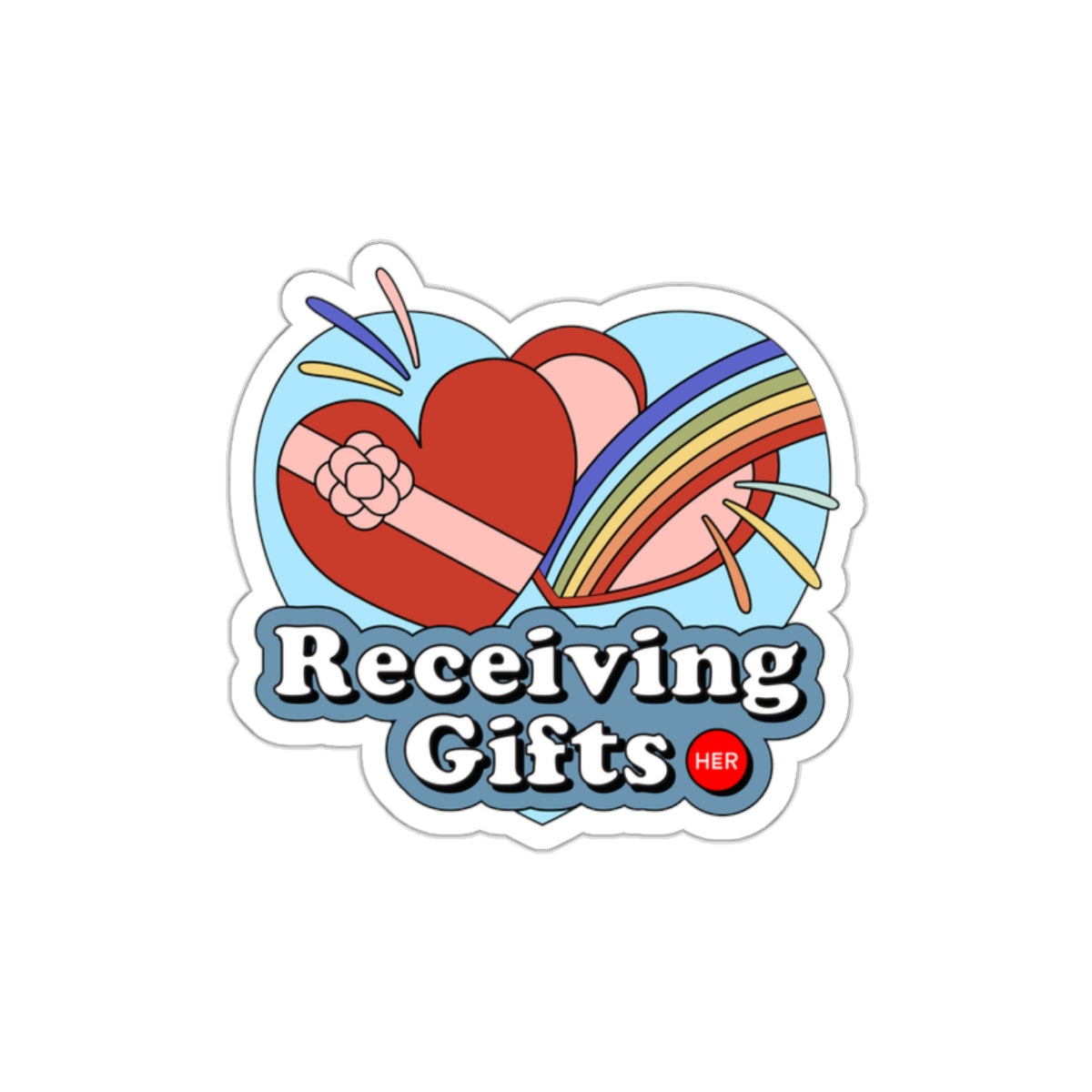 Receiving Gifts - Die-Cut Stickers