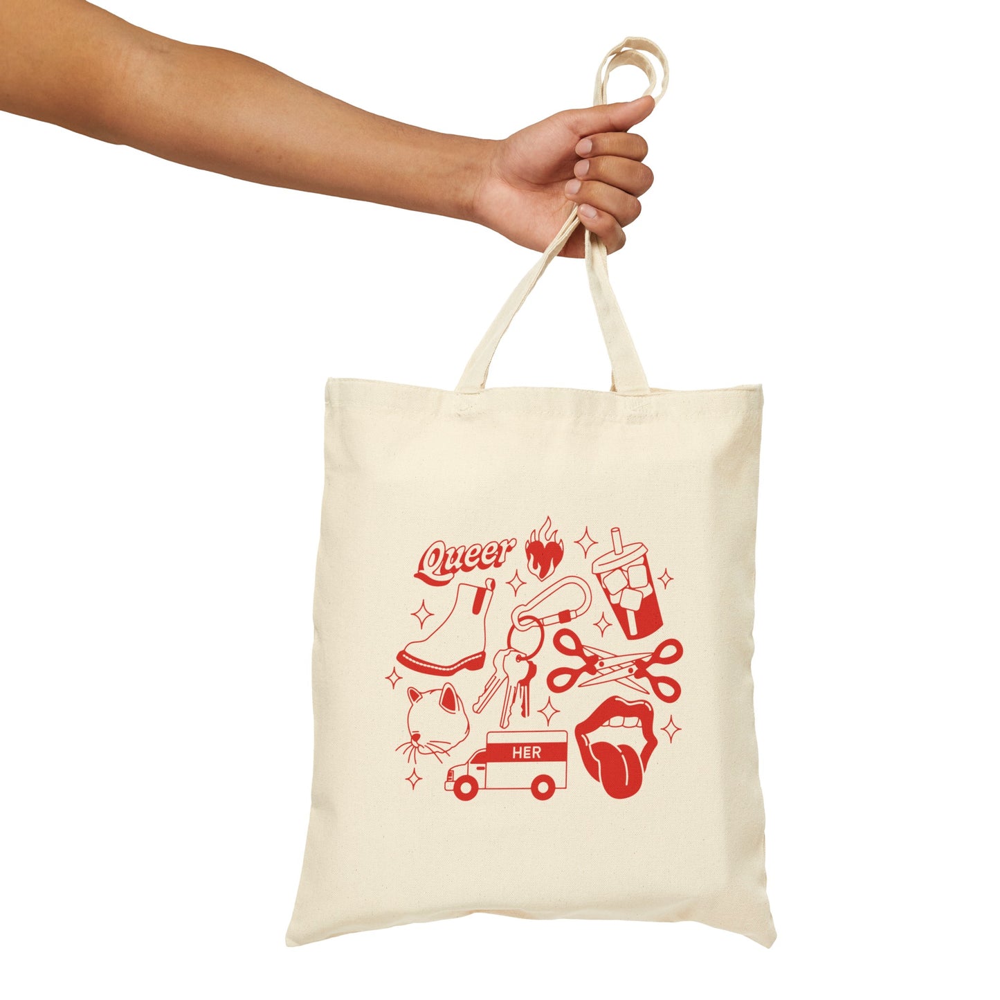 Queer - Canvas Tote Bag in Natural