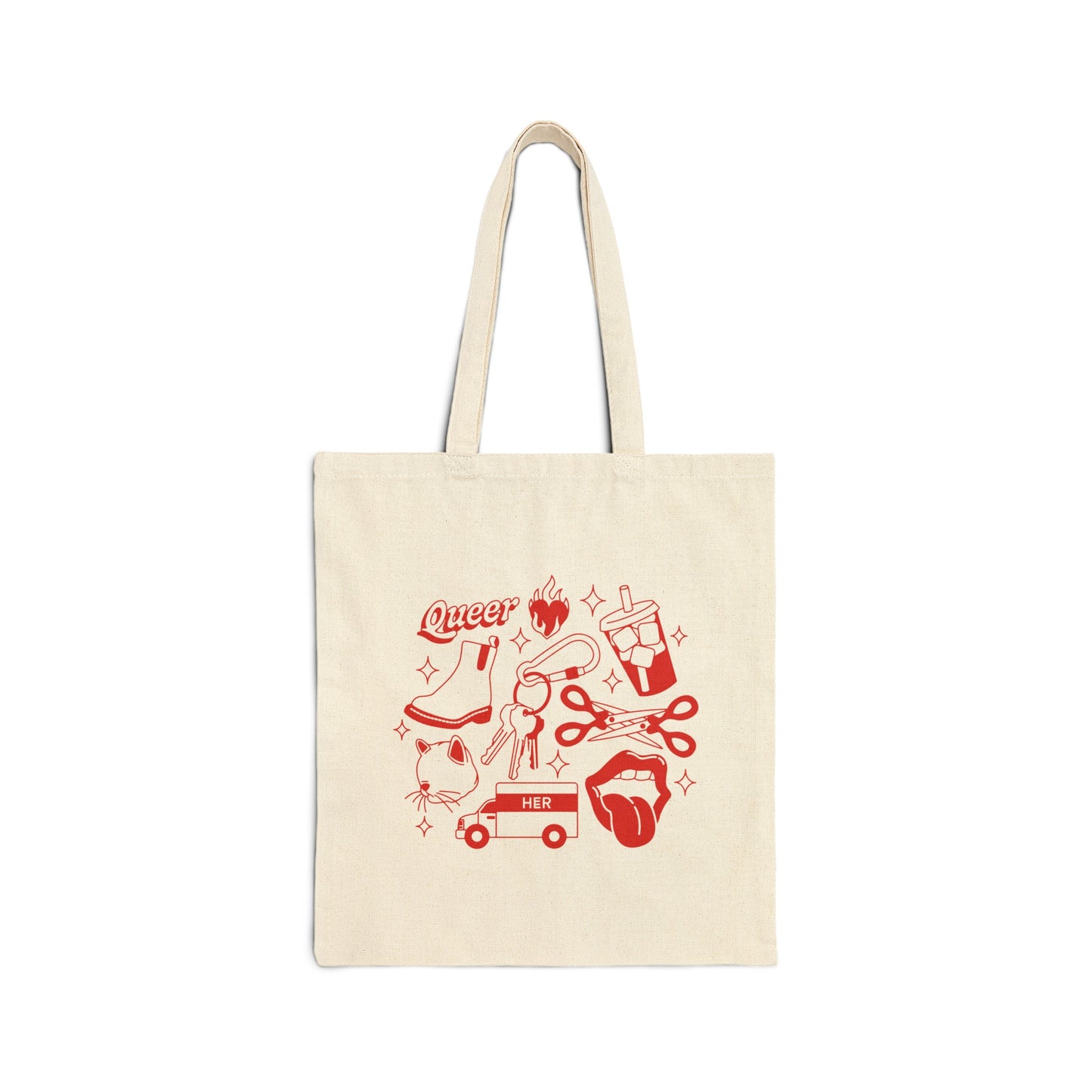Queer - Canvas Tote Bag in Natural