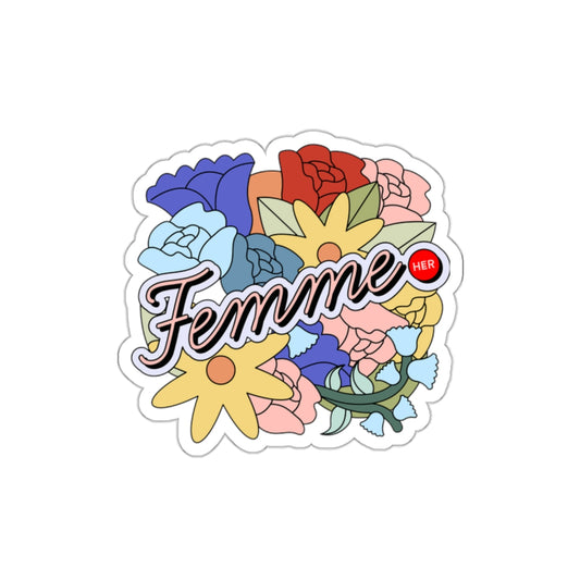 Femme - Die-Cut Stickers